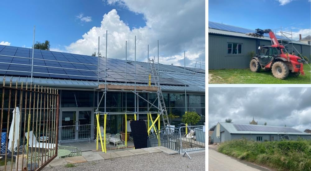 Holloways installs solar panels